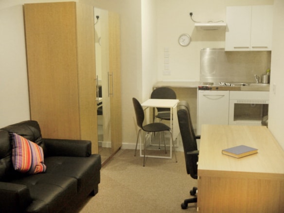 One bedroom Student apartments and studios at The Guild Tavern, Studio 1, Ground Floor Studio in Preston